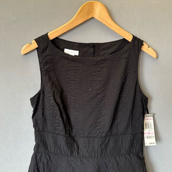 5 for $40 NWT Charter Club Dress Women Size 6 Black - Picture 4 of 9